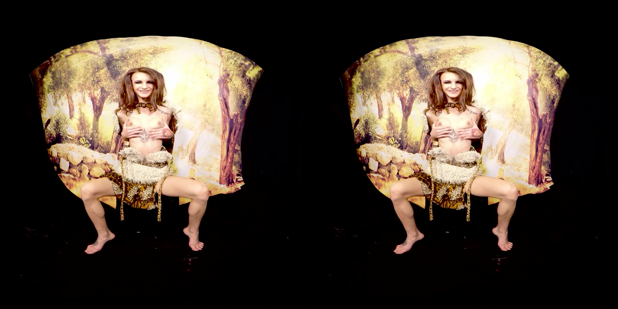 418 - Adelle Unicorn; Petite Babe Caveman Costume