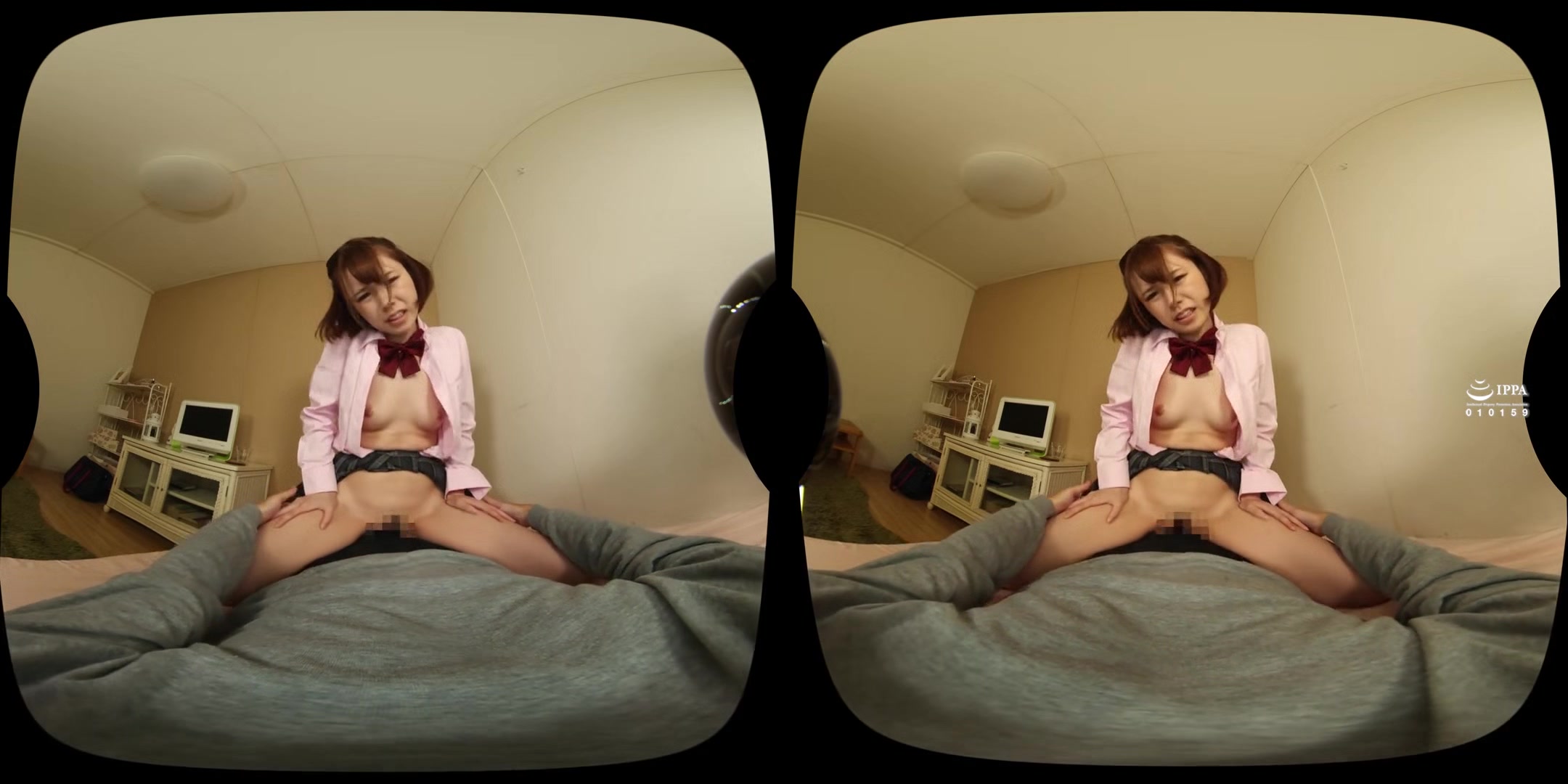 Training Your Younger Stepsister - Asian Schoolgirl Hardcore Riding