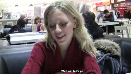 2 blond engulfing penis in a McDonald's WC