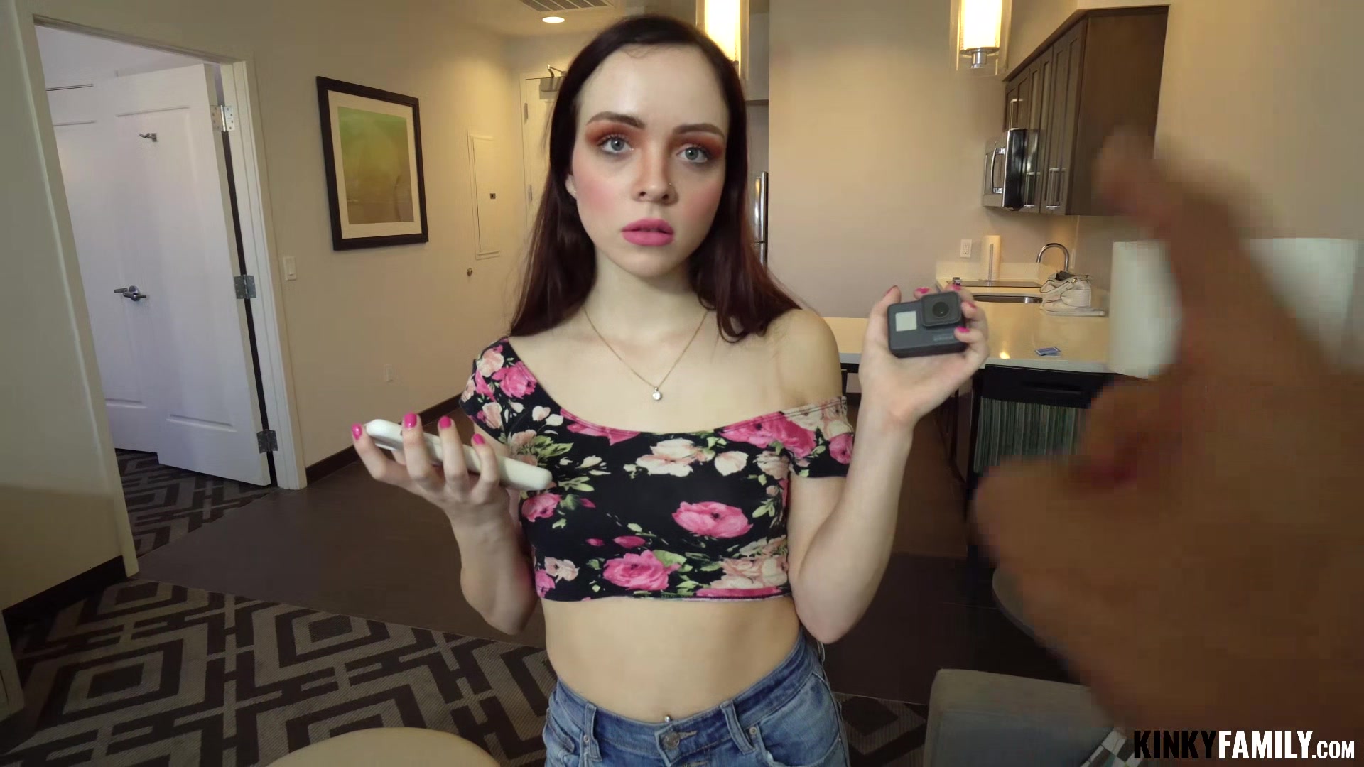 Kinky Family - Aliya Brynn - Spied on stepsis & fucked her