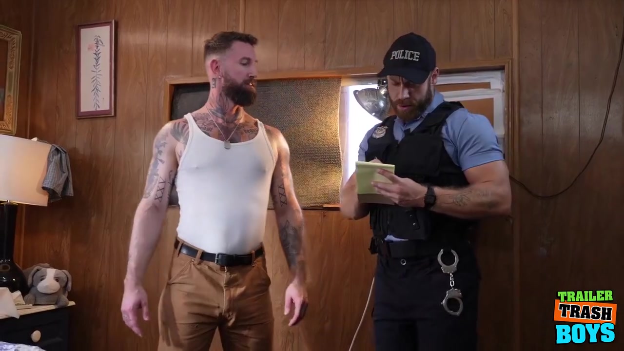 Officer Brogan Grunts From Massive Dick - Troy Daniels
