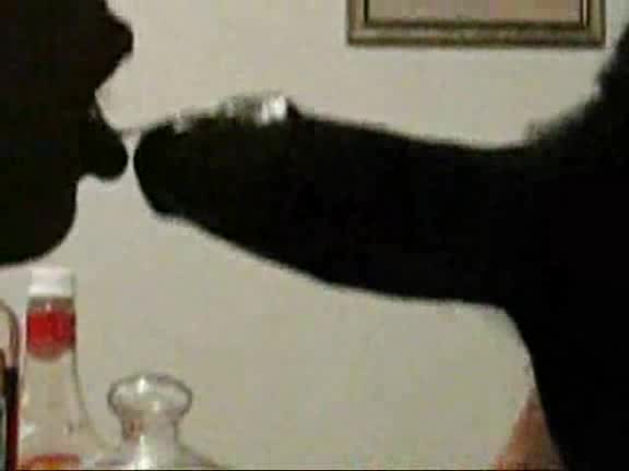 Thai slut takes huge black dick deep in the throat