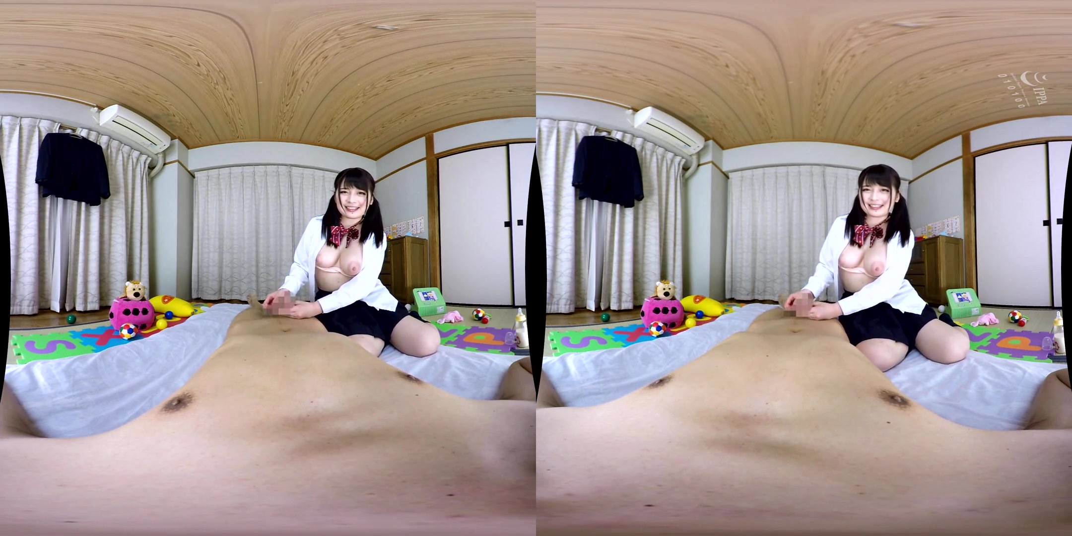 [Baby Play] Big Tits Milky Stepmom in a Uniform 1 - Asian MILF Hardcore