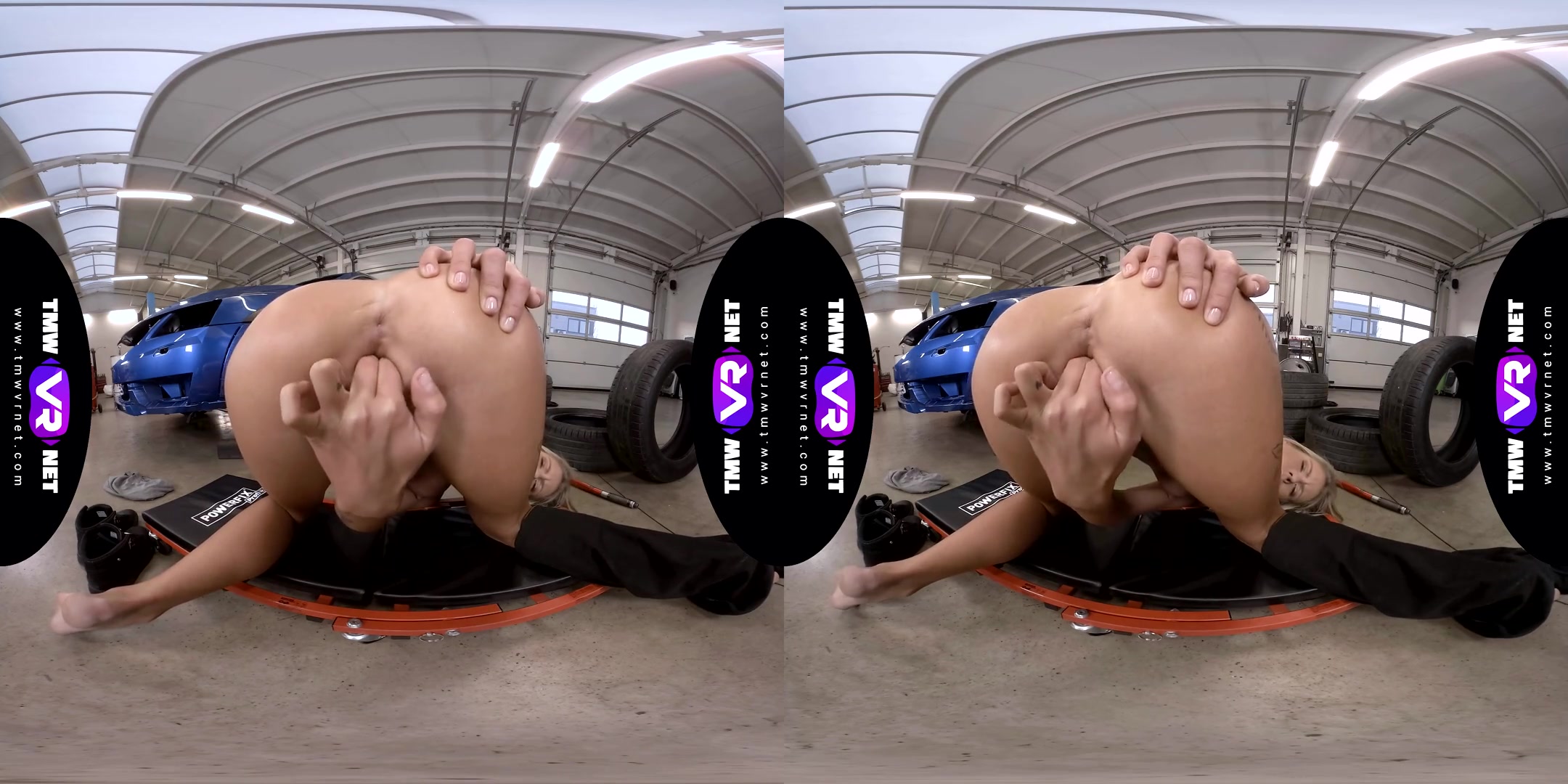 Solo Orgasm In Garage - SexLikeReal