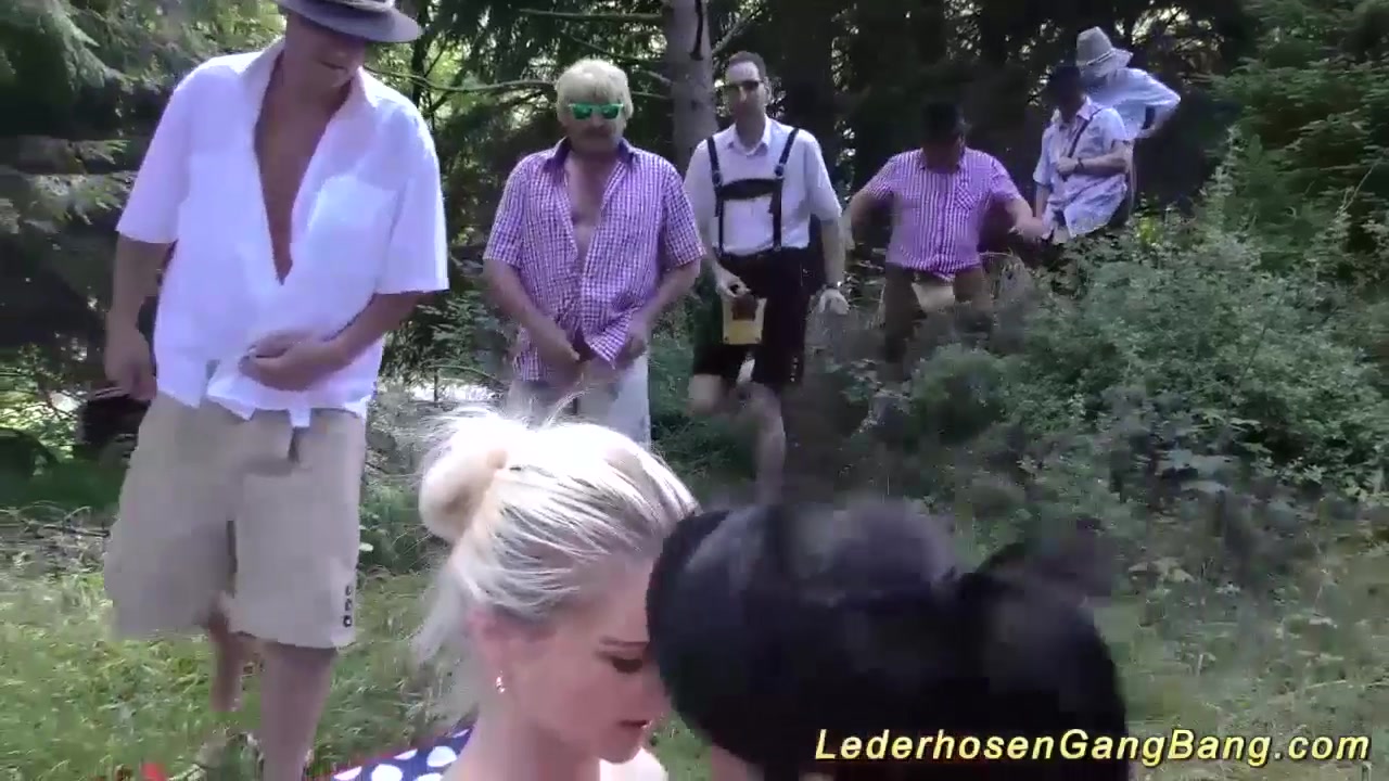 wild german outdoor groupsex orgy