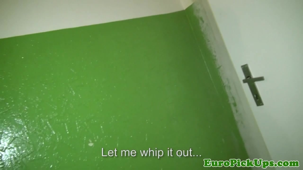 Pulled euro creampied after fucking for cash