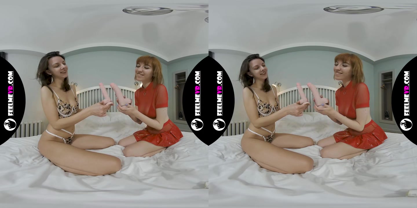 Virtual Reality Video Of How Lilly Mays And Rebeka Ruby Test Their New Dildos