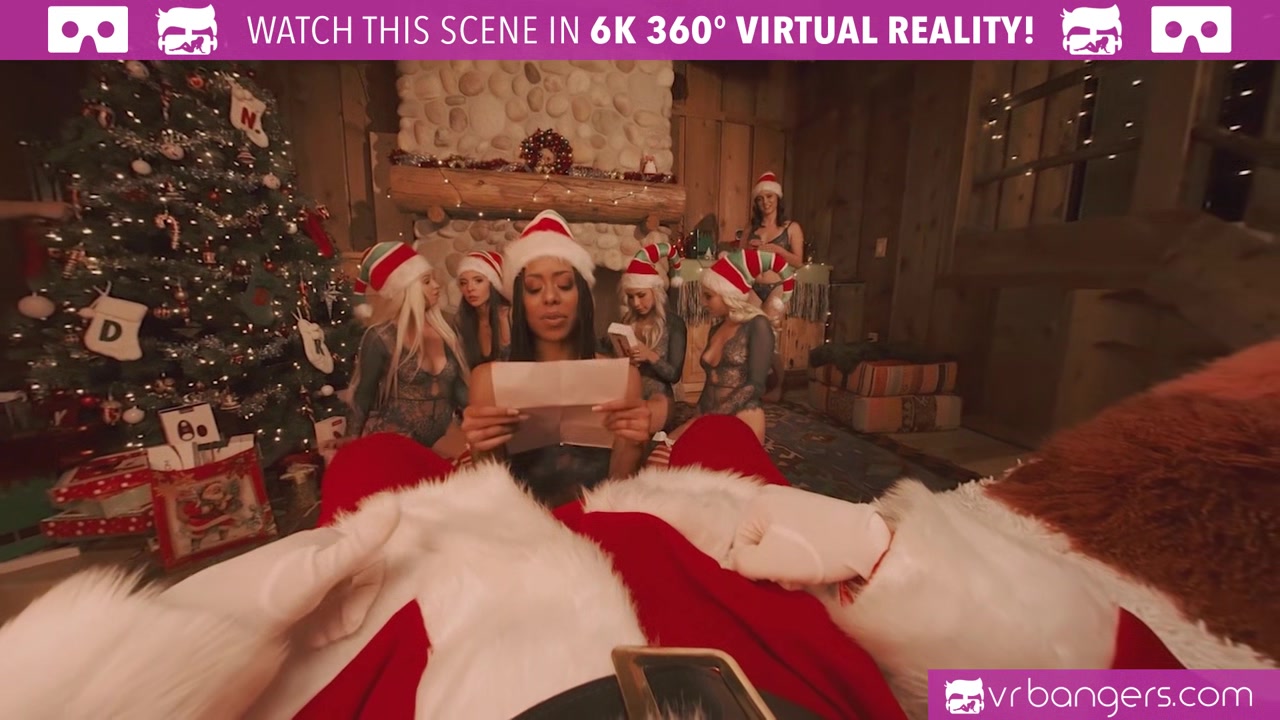 VRBangers Christams Orgy With Abella Danger And Her 7 Sexy Elves