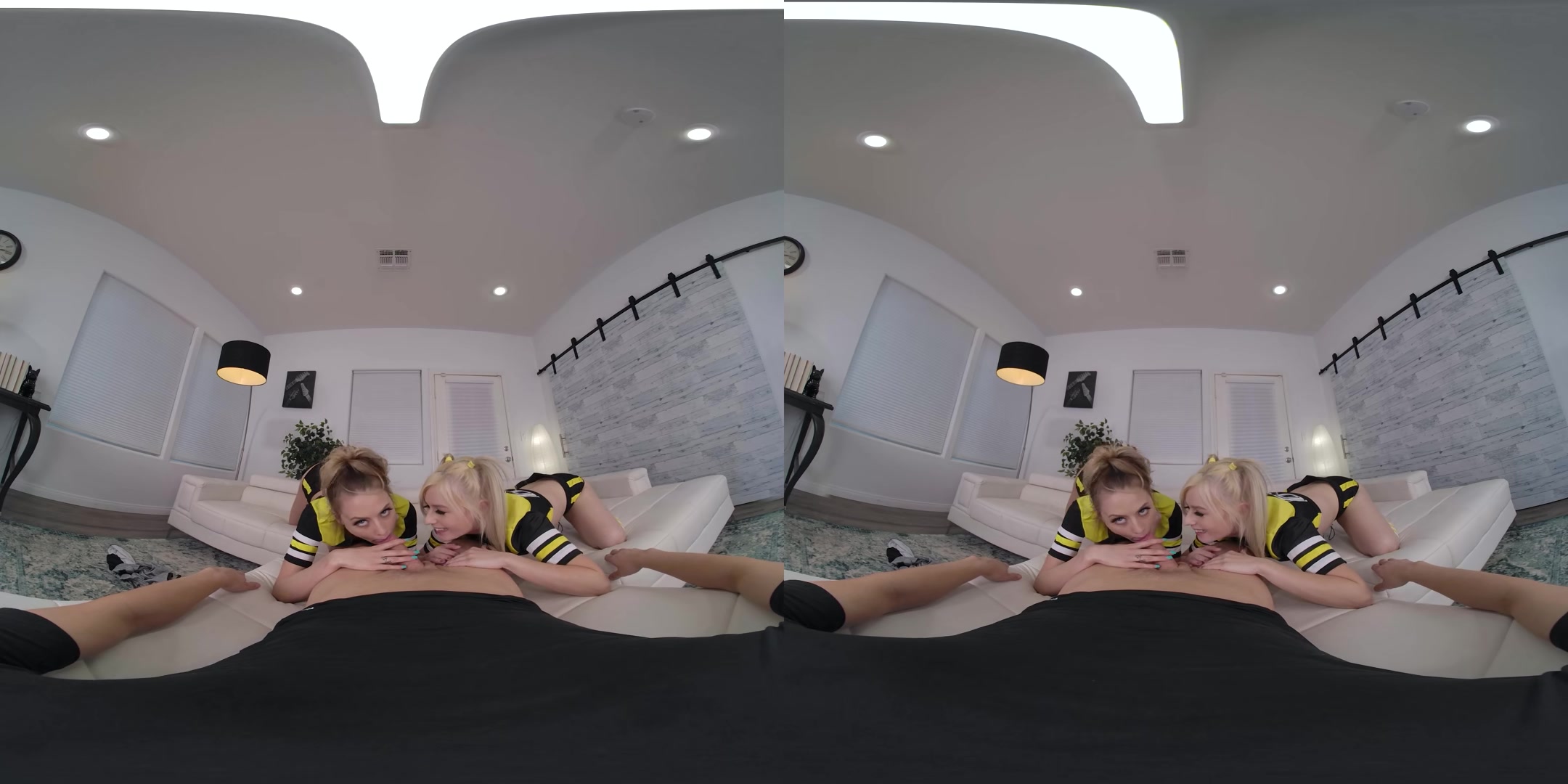 Threesome: Cheerleaders of Your Team - RealJamVR