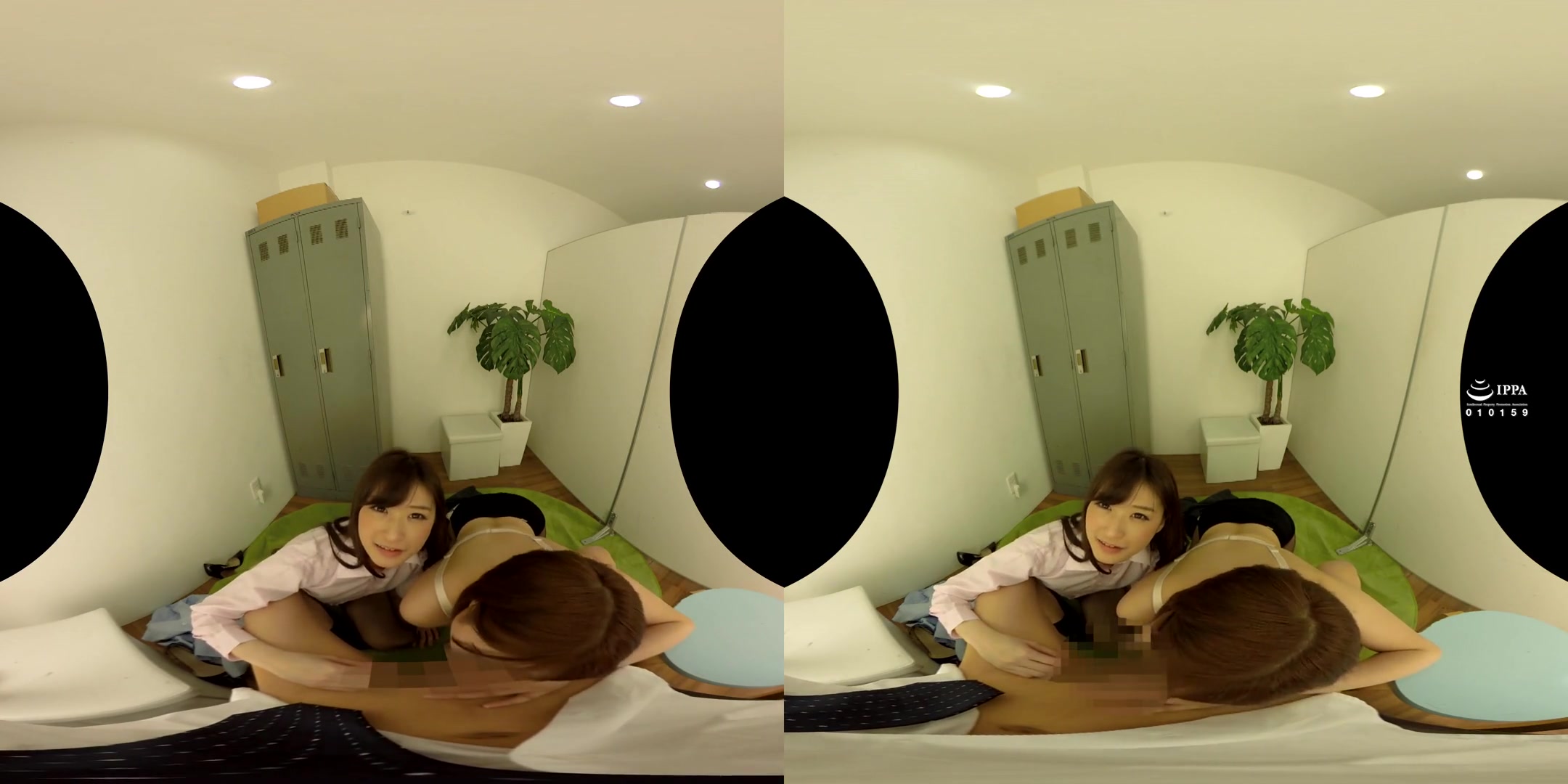 Ichika Kamihata & Nonoka Izumi in Ichika Kamihata and Nonoka Izumi Female Coworkers Playing with New Hire's Dick - CasanovA