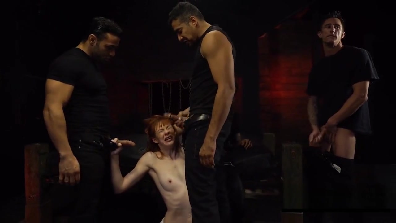 Redhead gets Manhandled