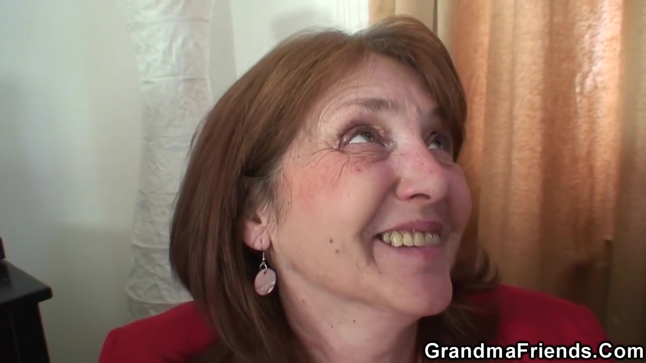 Ivana Barova - 58 Yo Takes Two Cocks In Office