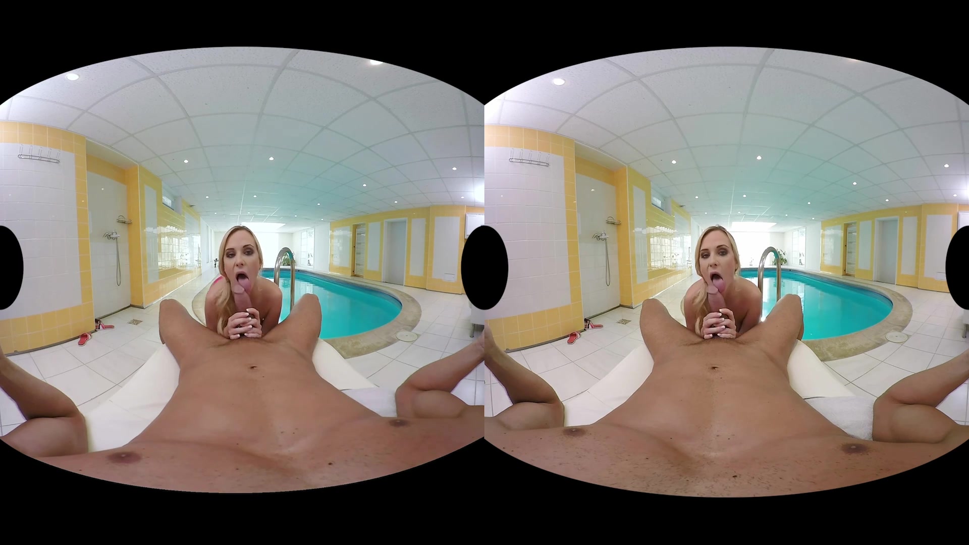 Angelo Godshack Vinna Reed in Swimming coach - VirtualRealPorn