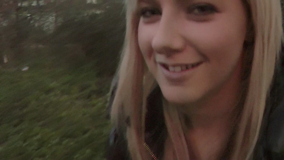 Blonde Nathaly got picked up in public and fucked