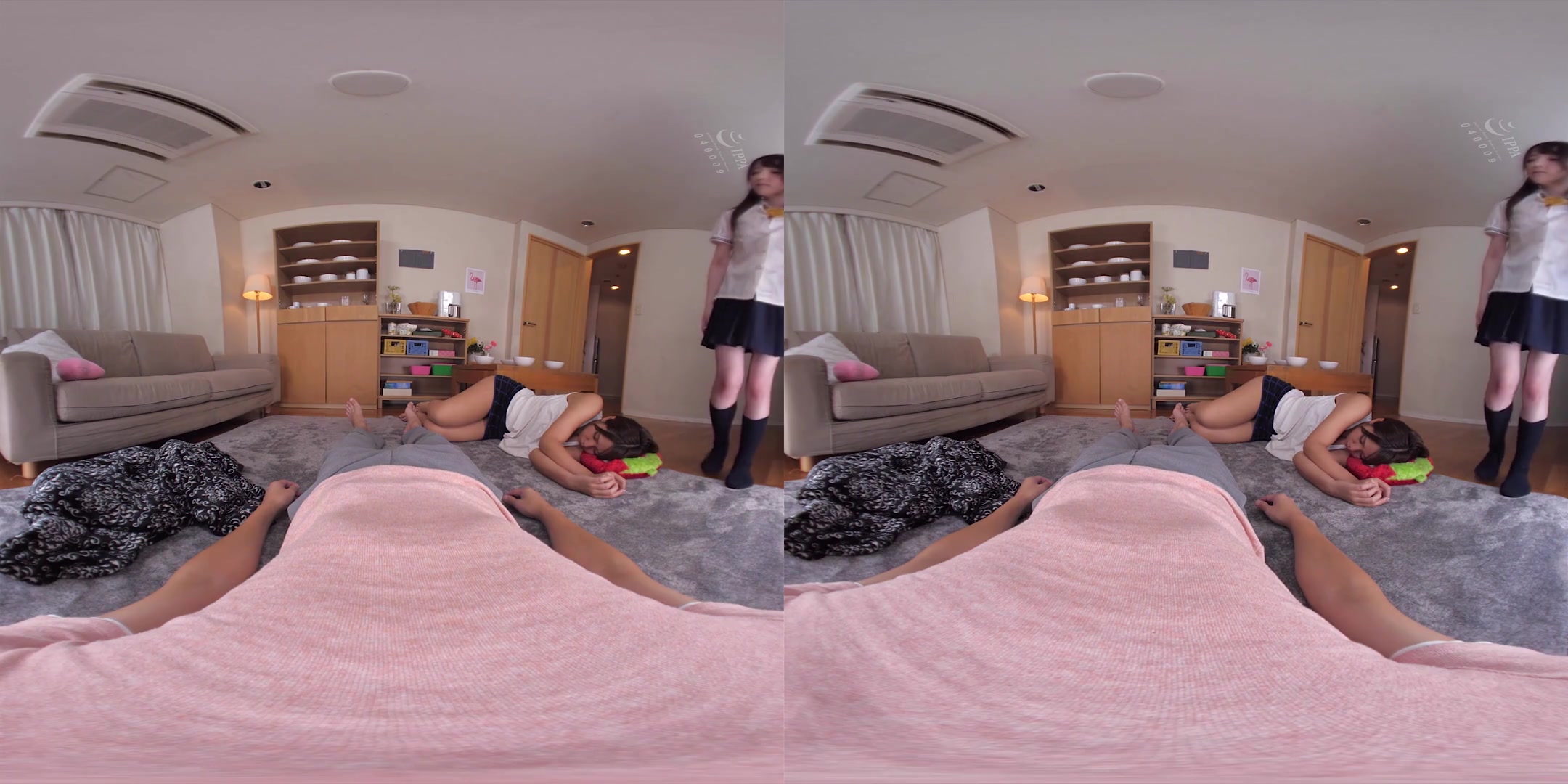 Meiko Nakao and Ria Misaka Tempted by her Pretty Little Step sister 2 - SexLikeReal