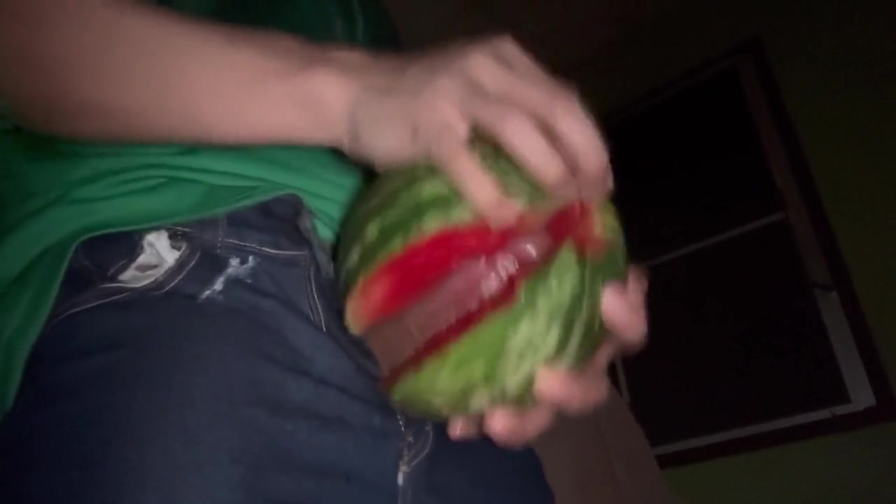 Watermelon As An Intimate Accessory