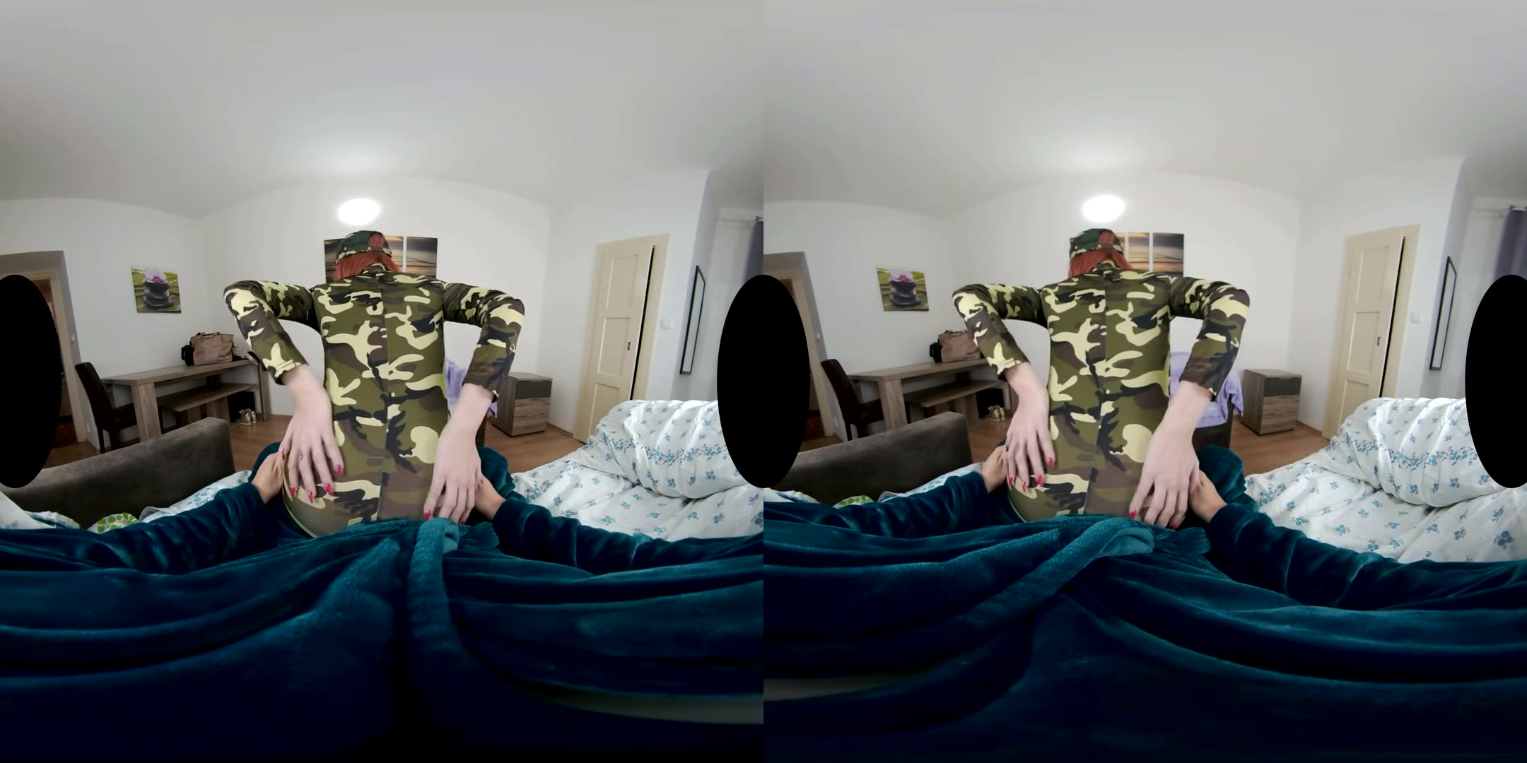 Gia Tvoricelli: The Paratrooper - Redhead Lapdance and Blowjob