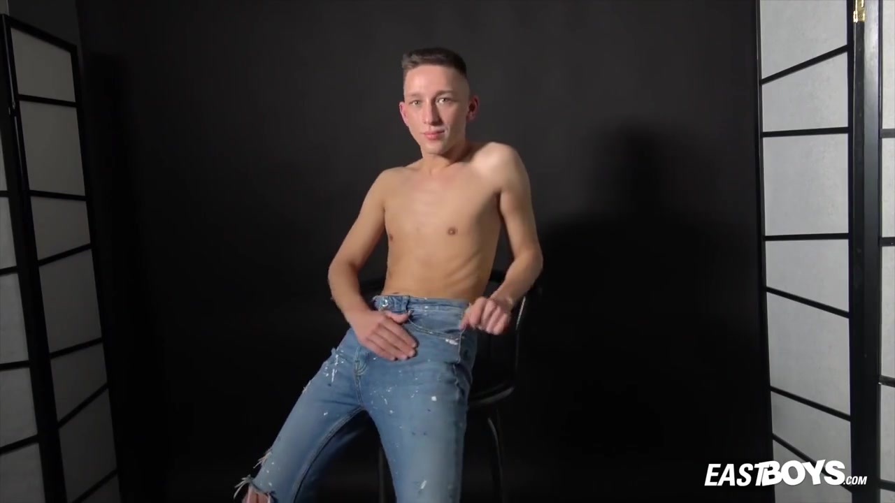 Boy Jerking His Chubbies Young Penis On The Chair