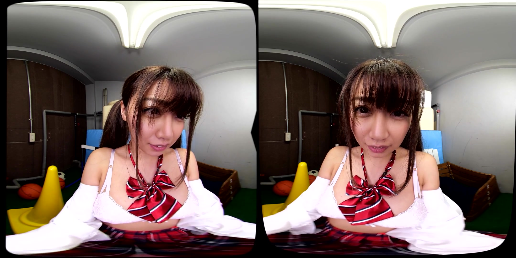 Virtual Dive: Me and Miho Abe Alone in a Classroom - Asian Underwear Tease