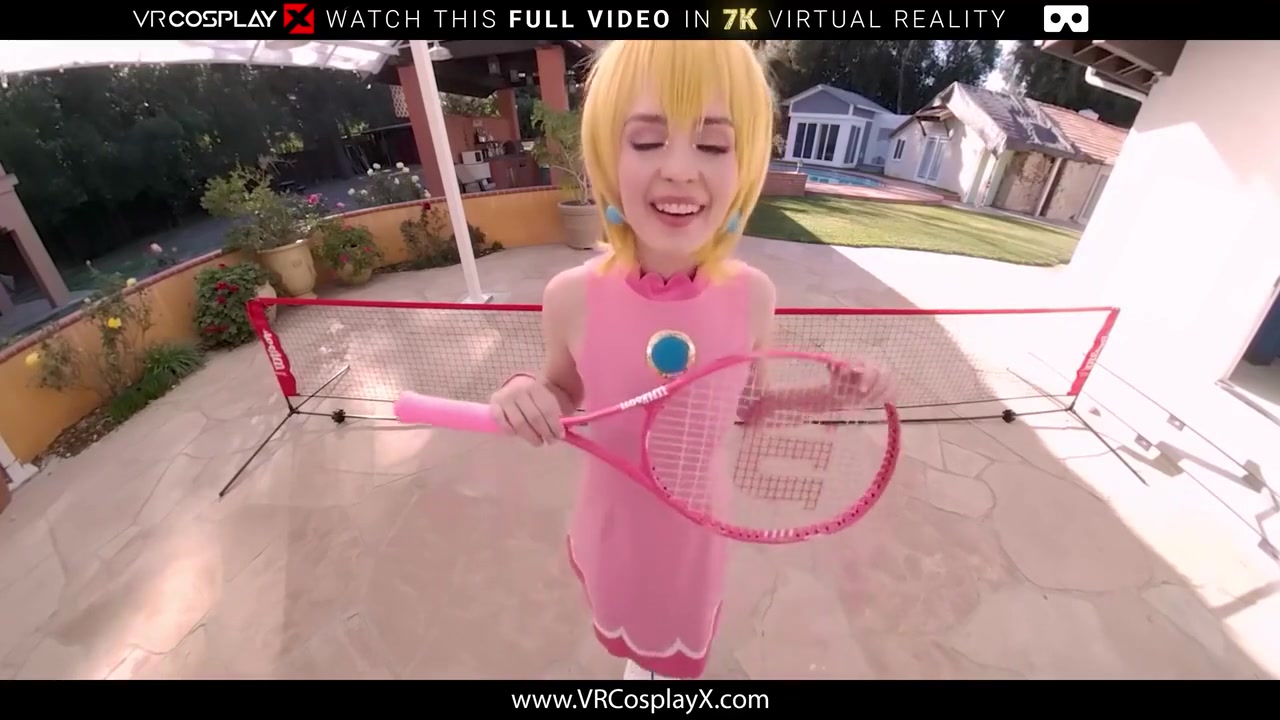 Princess Peach And Lilly Bell - As Is Mario Tennis Ace