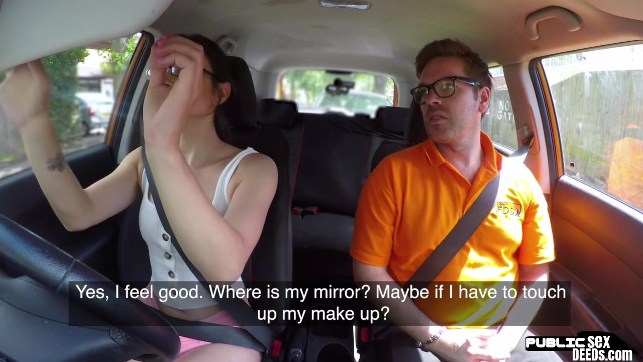 Cardriving nerdy eurobabe blows after ***gystyle sex
