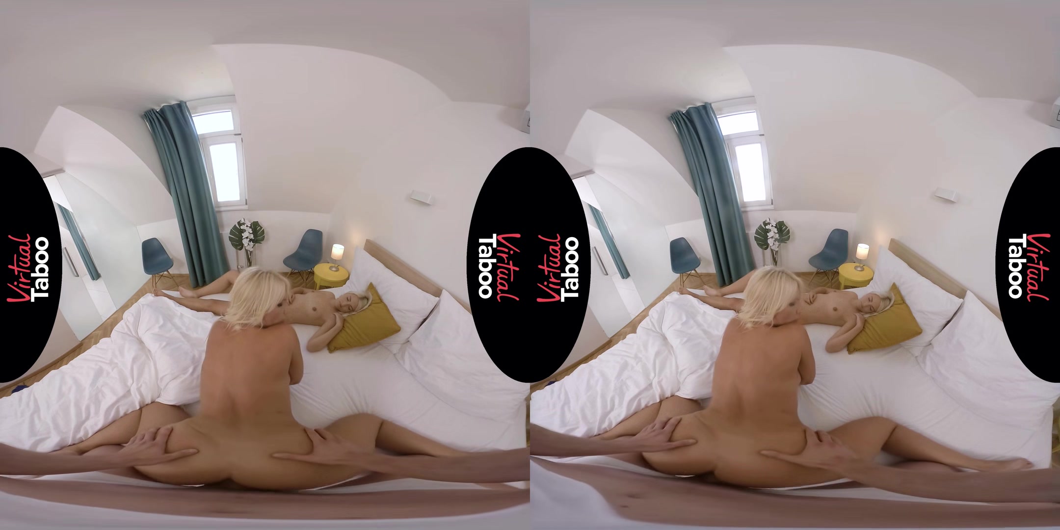 Tiffany Rousso, Helena Moeller VR Porn: Mom Takes It Deep While Sister's Asleep - VirtualTaboo