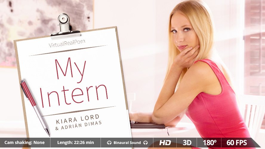 Adrian Dimas Kiara Lord in My intern - VirtualRealPorn