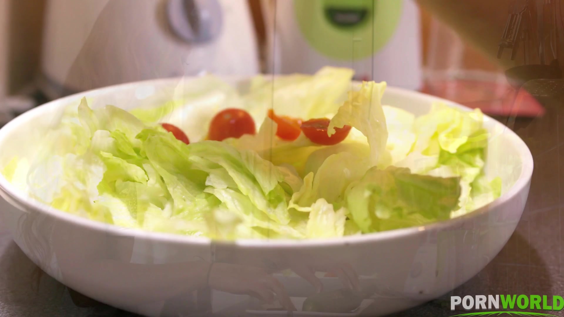 Kitchen Delights - A Huge Cucumber for a Hungry Pussy - PornWorld