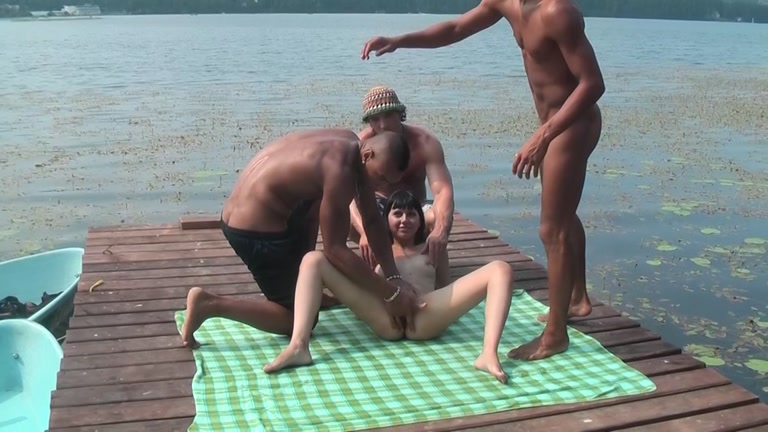 group sex on the dock in front of everyone