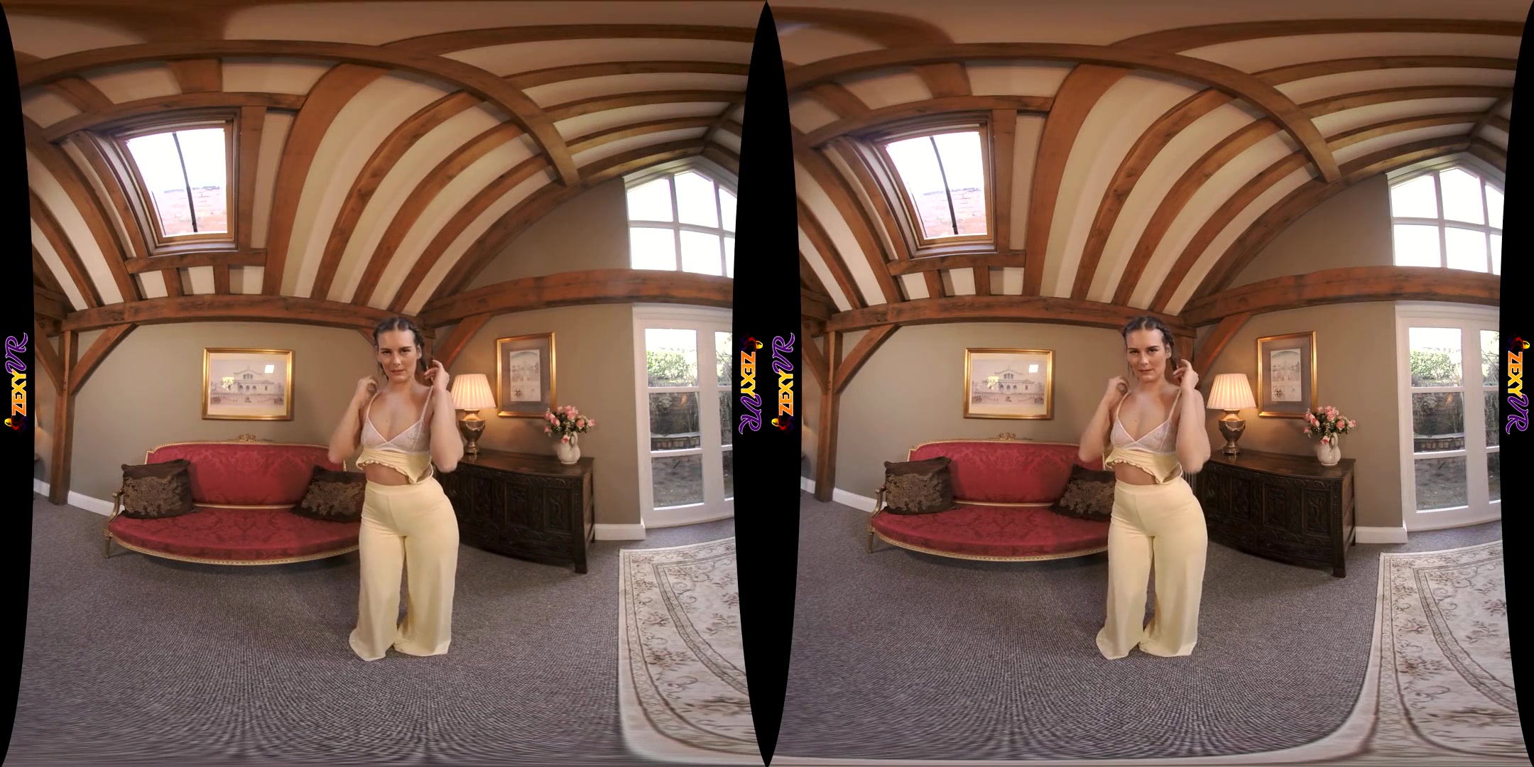 Sleepy Strip - Solo Babe Striptease in VR - SexLikeReal