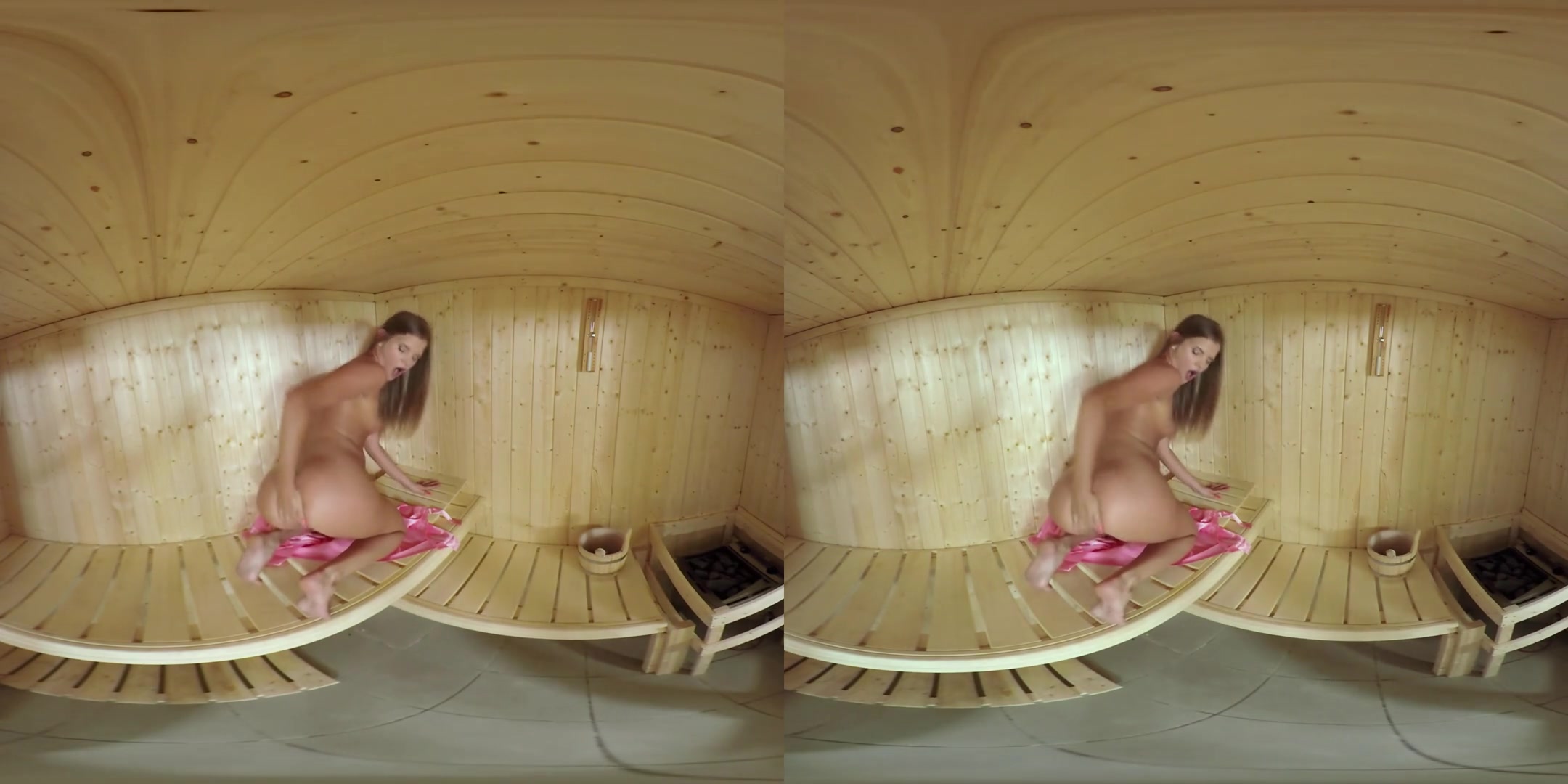Sara Kay in Sarah Kay Works Up a Sweat in the Sauna - TmwVRNet