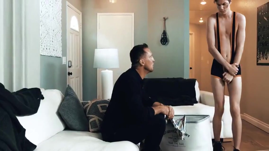 Gay Porn - Skinny Bottom Twink Submissively Barebacked By Stepdad 7 Min