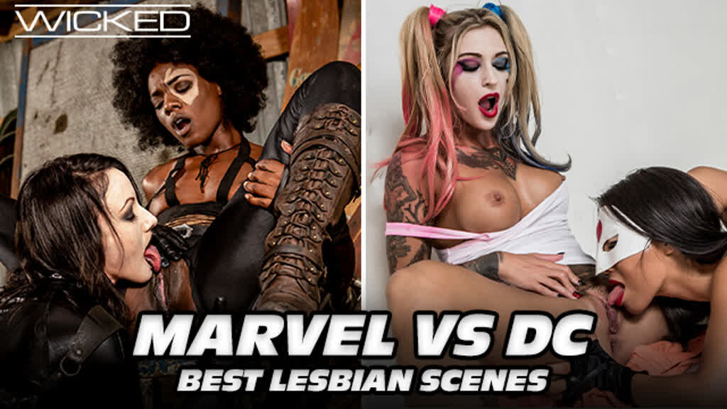 Wicked - Marvel Vs Dc - Top Lesbian Scenes - The Scissoring