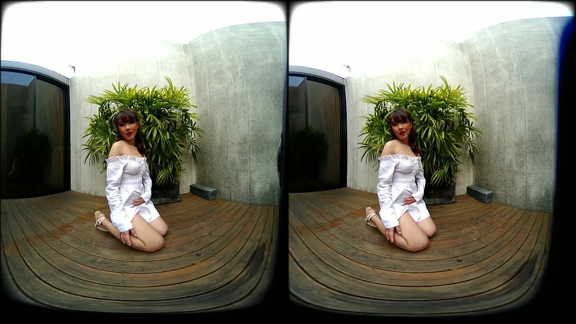 Young Asian Girl Outdoor Posing And Modeling In Two Scenes - VRpussyVision