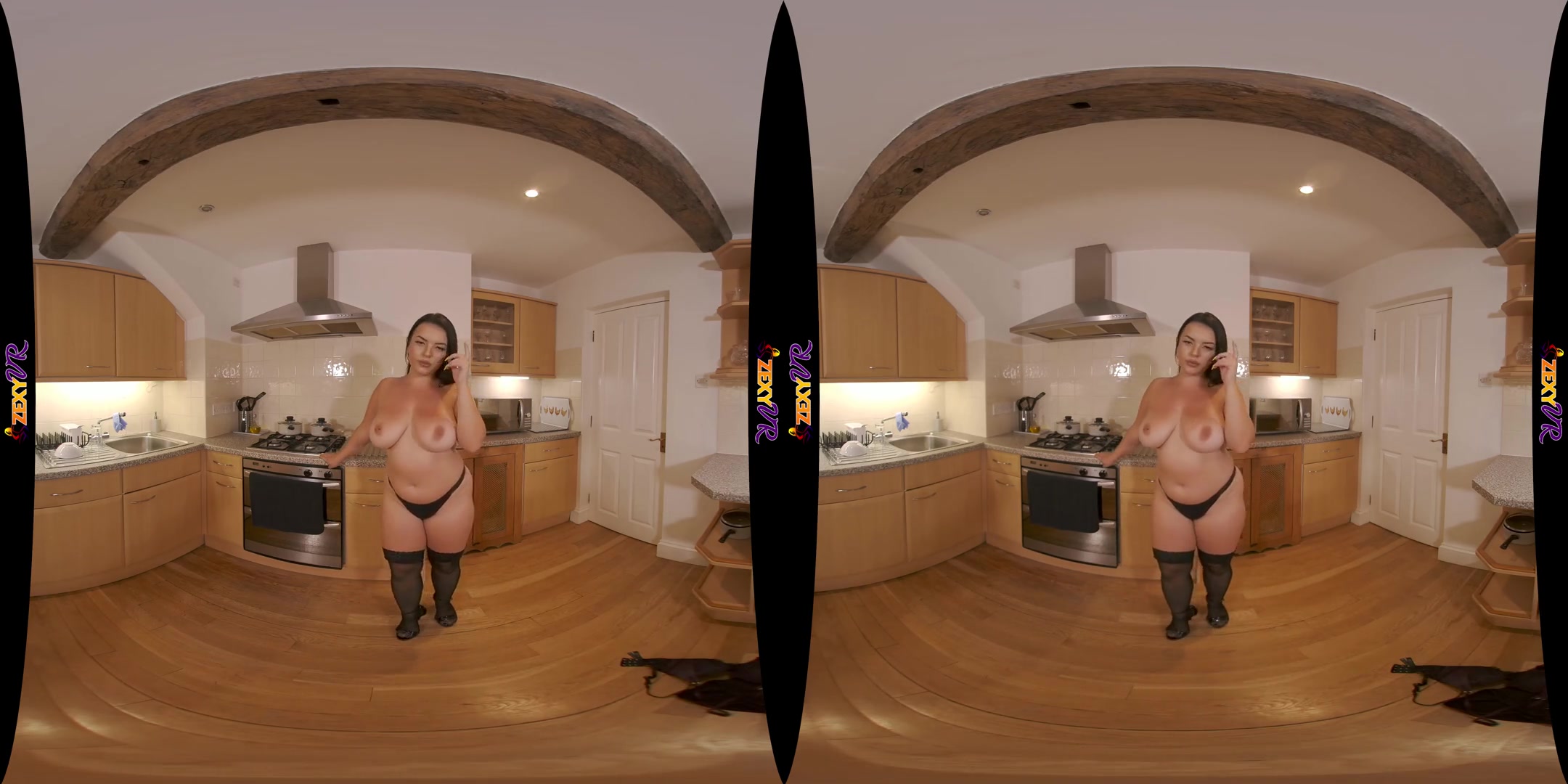 Pay Me Attention - Voluptuous Big Tits Babe Striptease
