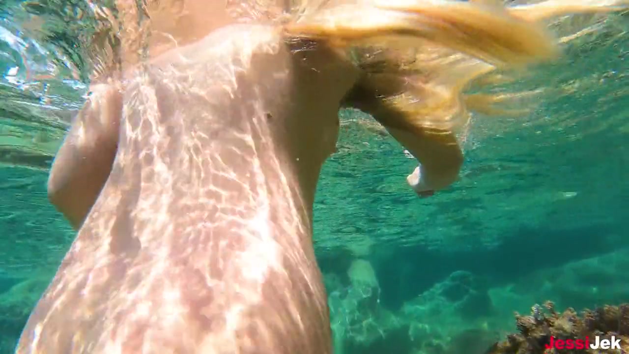 Amazing Underwater Sex With Big Ass Naked Adventures! Wild Anal On Beach Jessijek