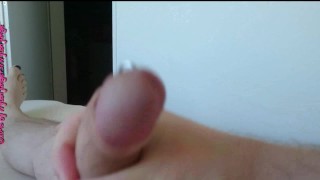 Nackt mit Neuem Penis Plug ** Cumstopper **