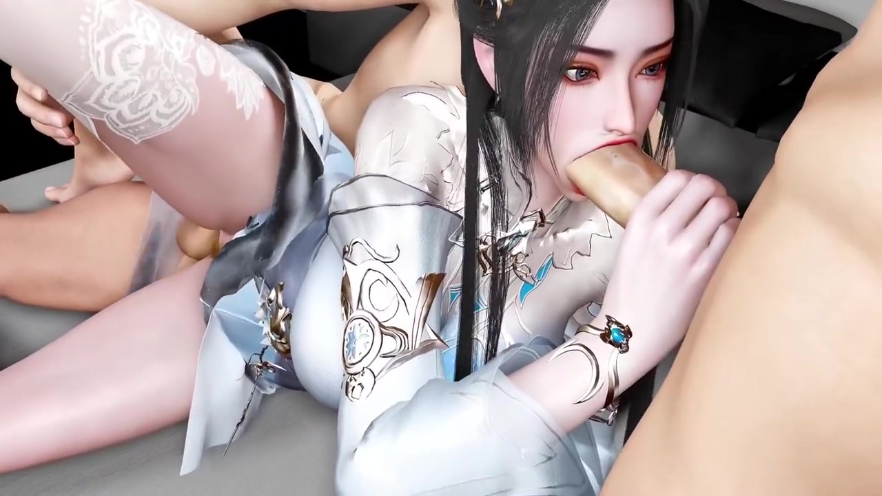 3d Super Sexy Cosplay Model Naked Wearing Sexy Dress Got Fucked