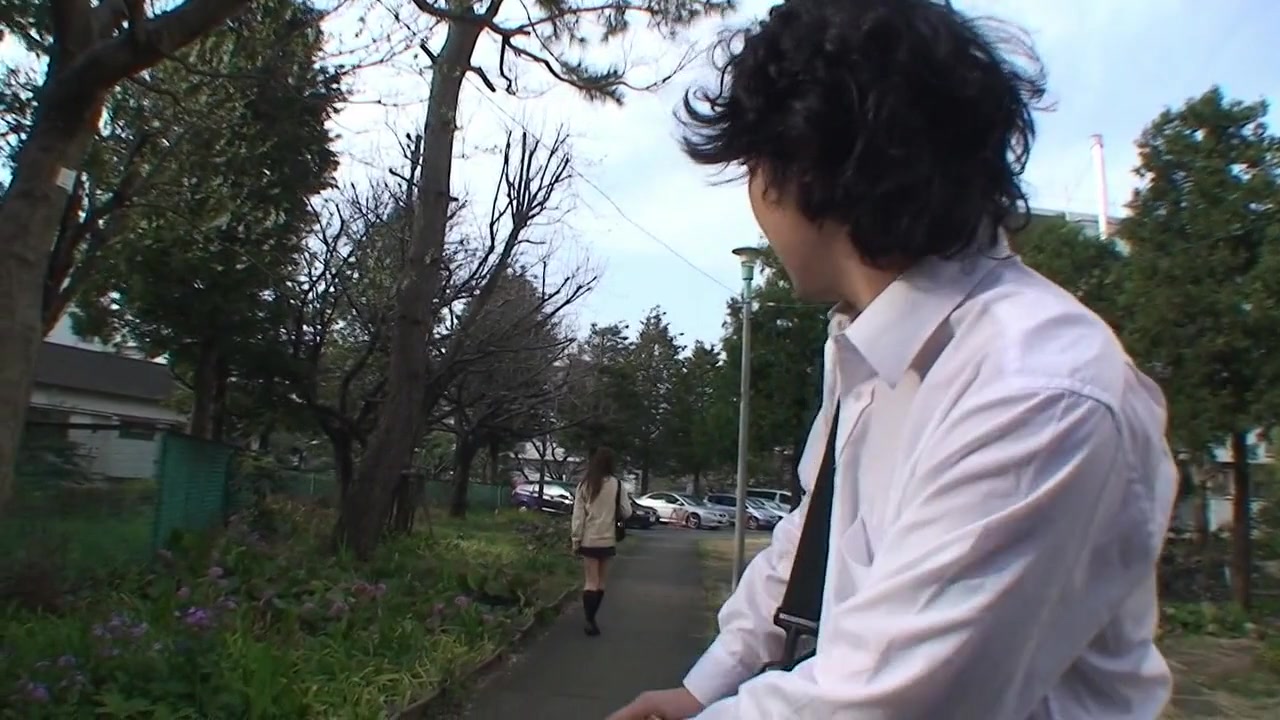 Busty Japanese college girl receives a hard cock in her hairy pussy by Asian Girls Entertainment