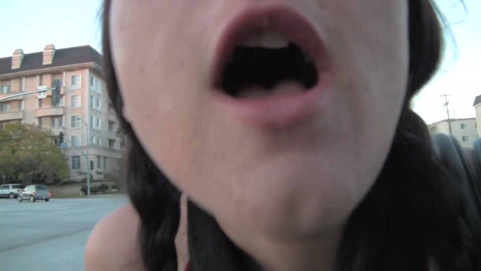 Sexy brunette gf merciless doggy fuck before the camera
