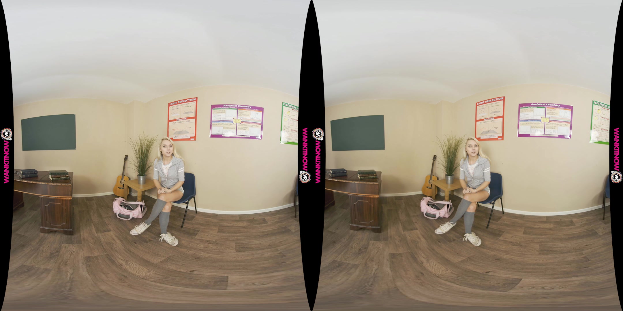 White Lie Wanker featuring Chloe Toy - WankitNowVR