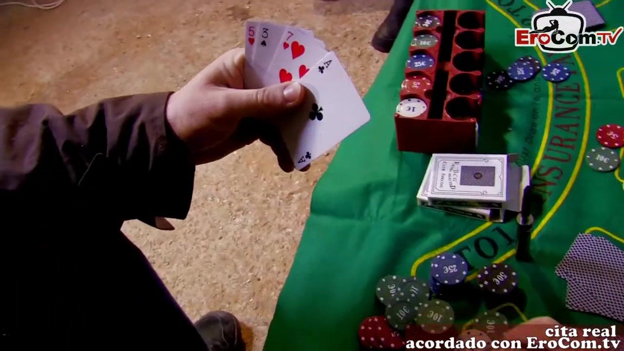 spanish strip poker amateur fuck