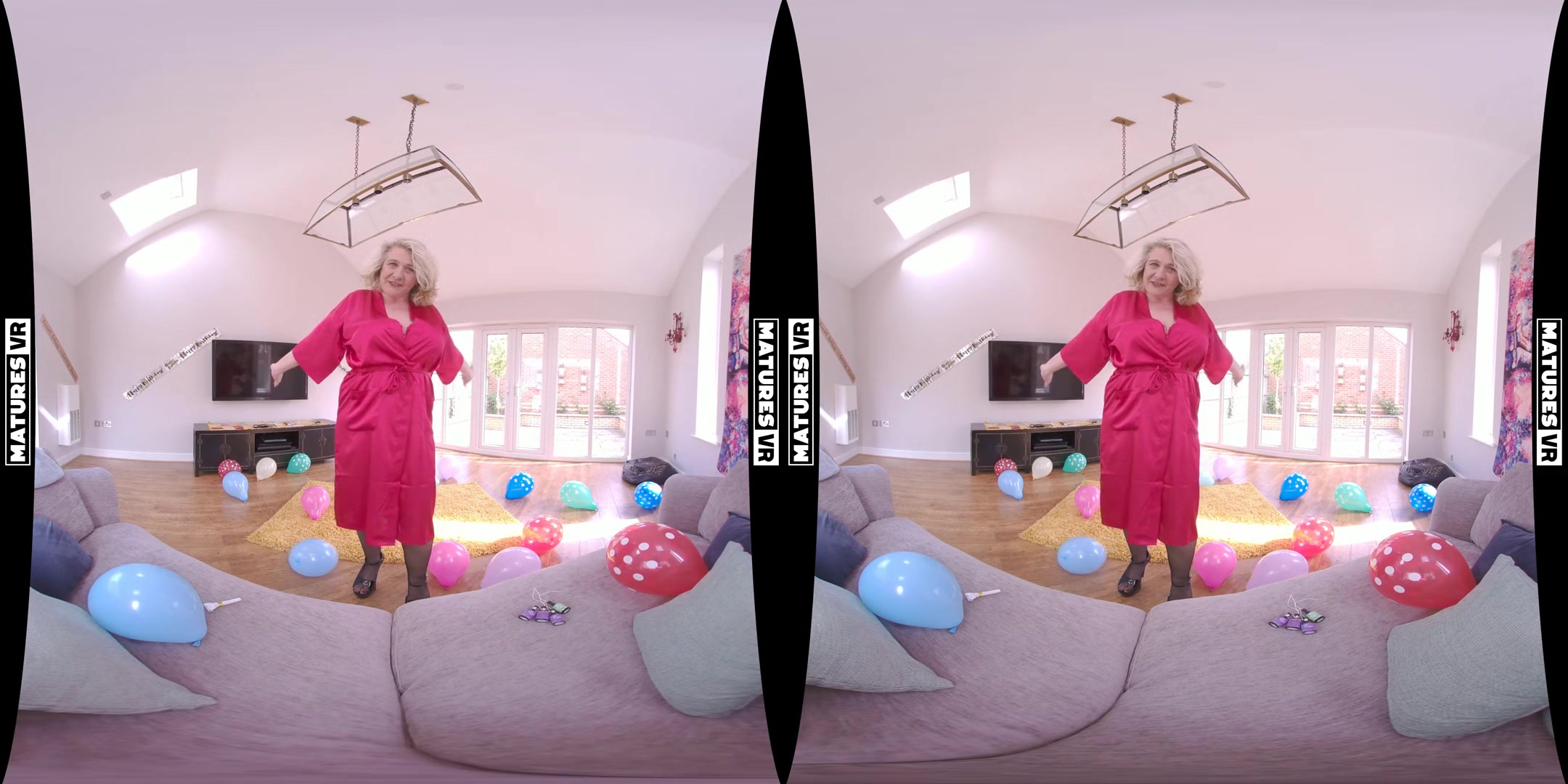 Birthday Surprise - Big Tit Mature MILF POV Cuckold