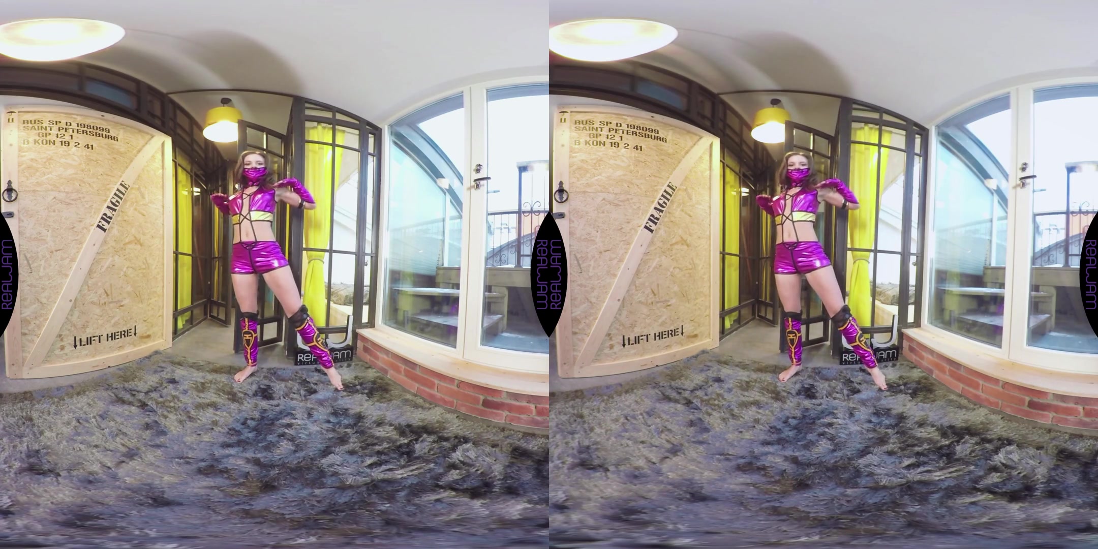 Lita Phoenix in Mileena's Warm-up - RealJamVR