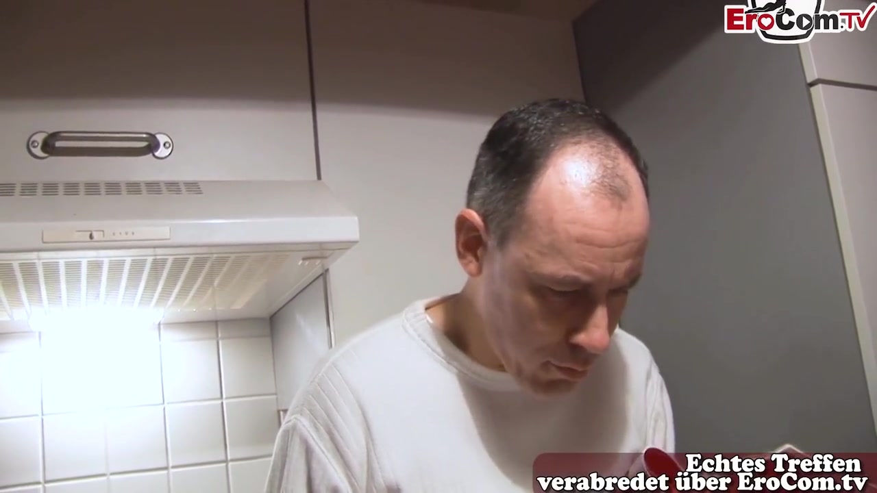 German Amateur Casting With Chubby Housewife Next Door - Curly Hair