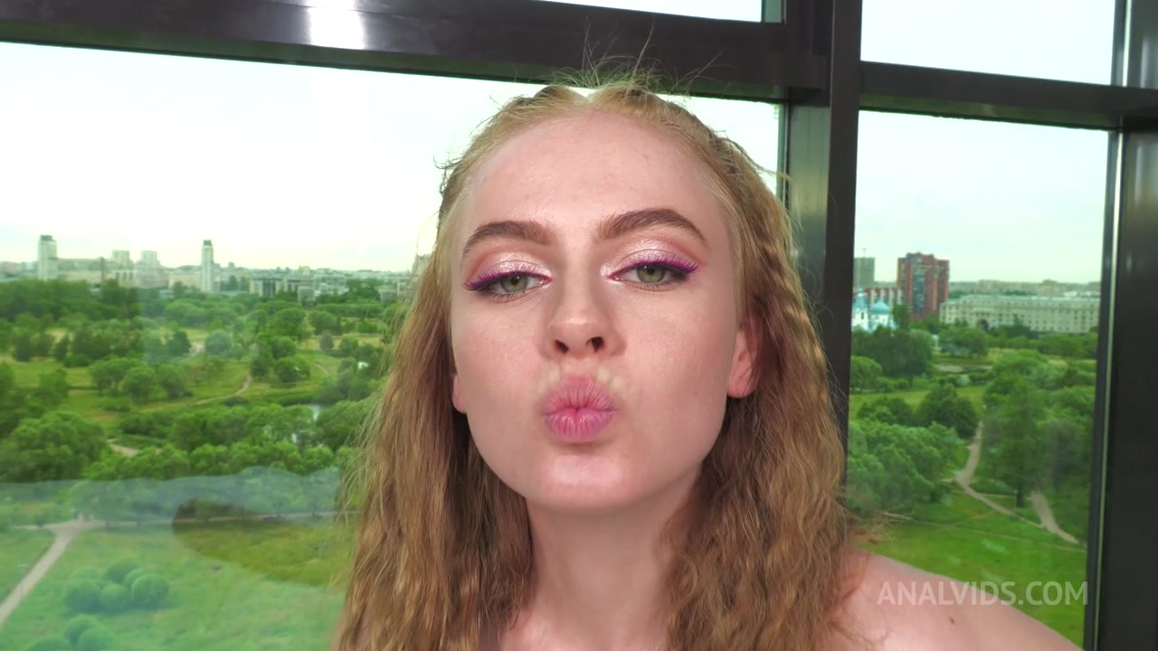 Big Cock Destroys Ass 18yo Agata Briz Weighing Only 40 Kilograms with Balls Deep Anal, Gapes and Cum on Mouth VG095 - AnalVids