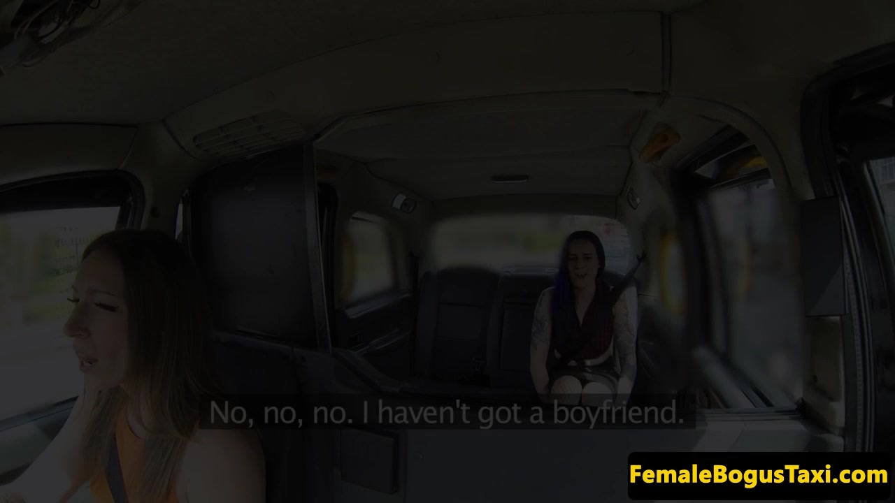 tattoo cabbie honey smacking lez before oral