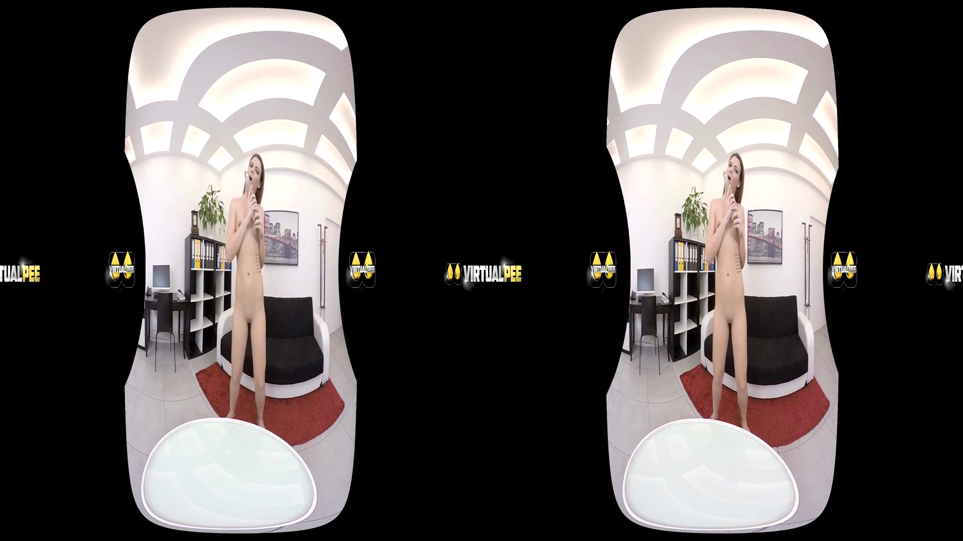 Vany Ully in Messy Pee Streams - VirtualPee