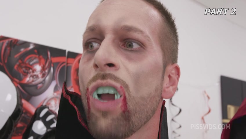 Halloween Party Goes Wet #2, Dee Williams & Brittany Bardot, 6on2, Fisting, DAP ButtRose, Pee Drink, Cum in Mouth GIO1950 - PissVids