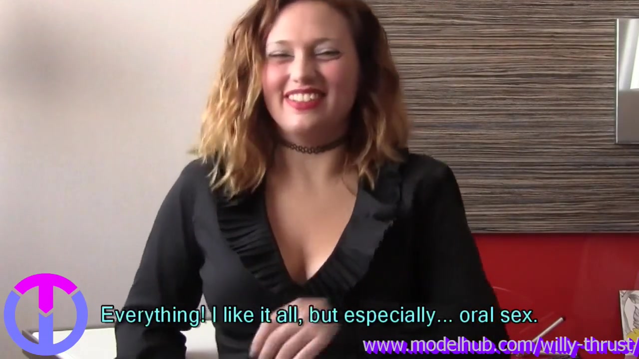 Loulou Bonnet - Interview Before Fucking Sits Down With Willy Thrust Before Sitting On Him